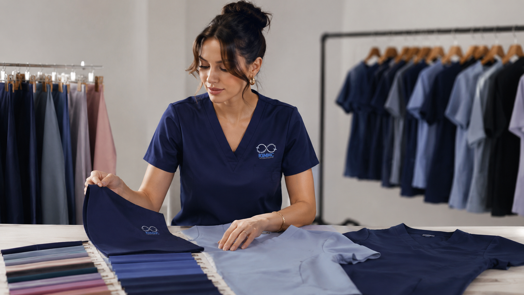 KIMHC scrub collection design and fabric selection