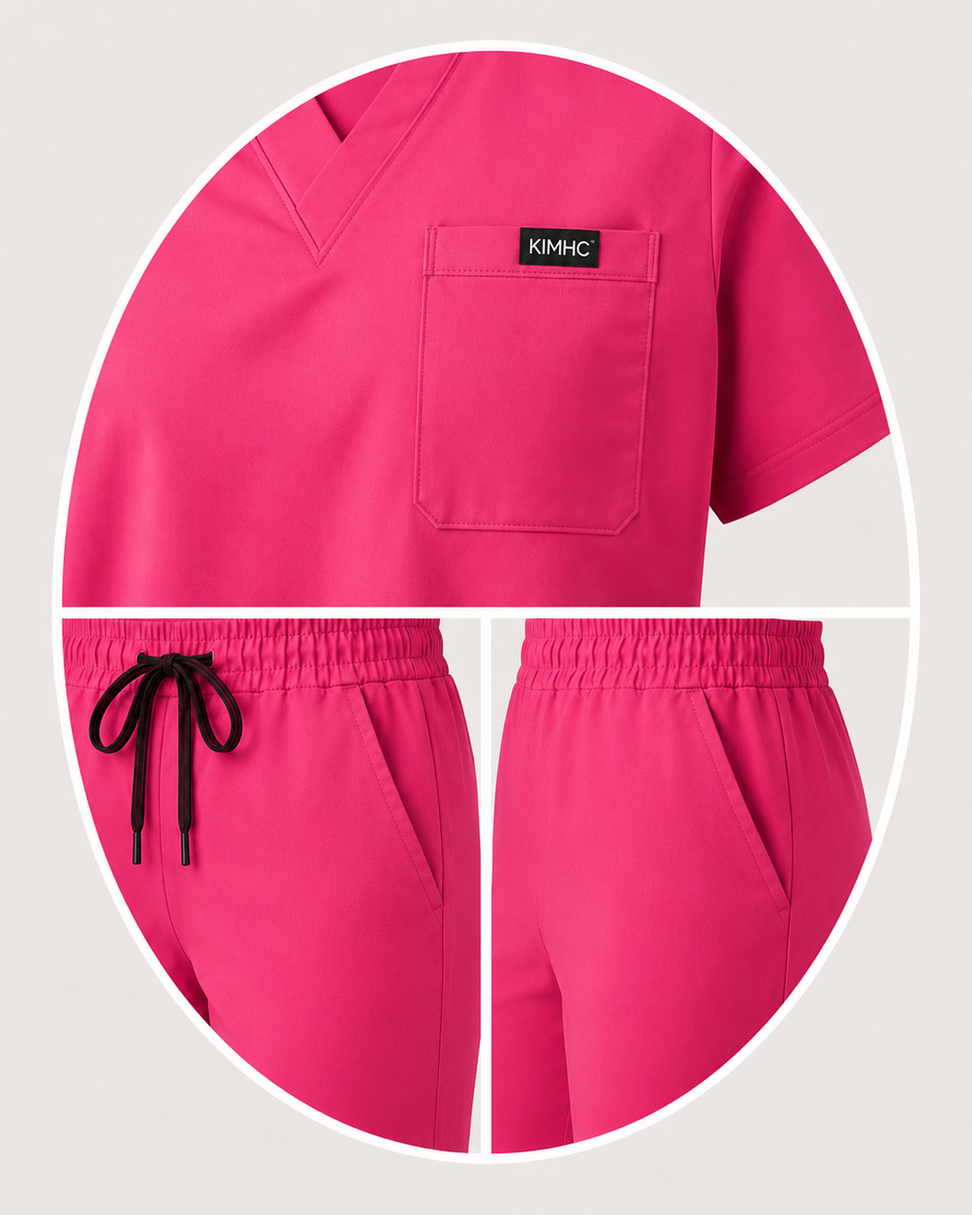 The Vital Split Heartbeat Magenta pocket detail image