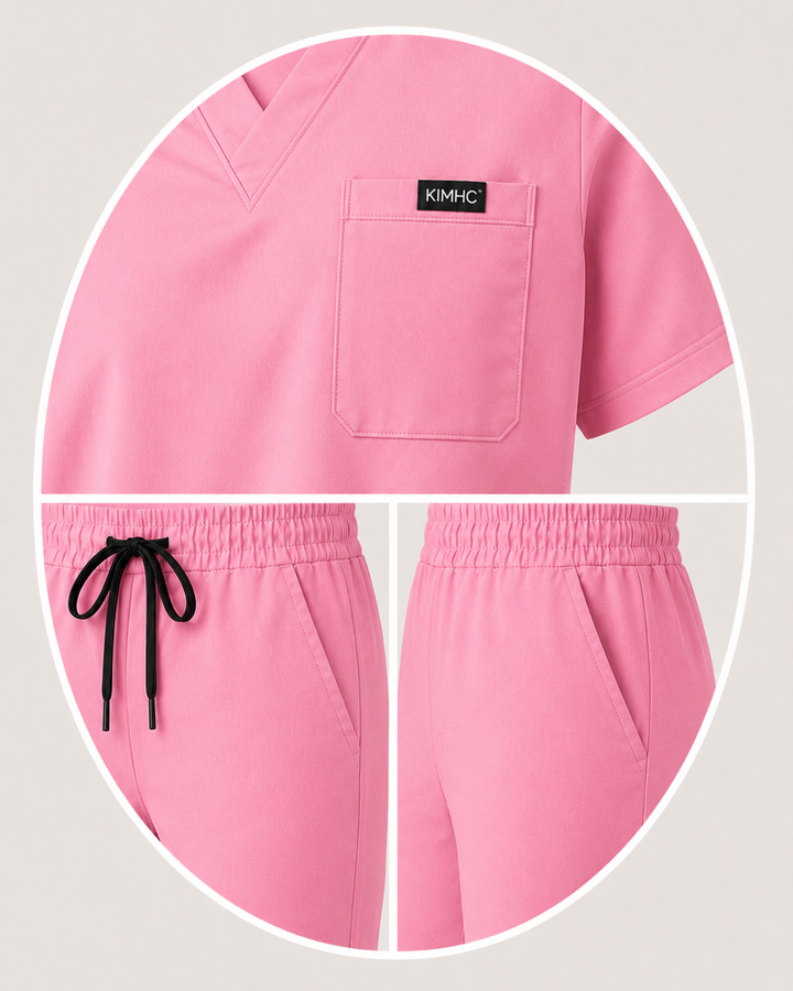 The Vital Split L&amp;D Baby Pink pocket detail image